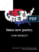 The Gateway Drug- Times New Poetry (Lyric Book) by FOOL Media