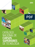 Catalogo Nacional Cursos Superiores Tecnologia 