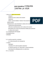 Propuesta Temática Conjura Contra La Vida