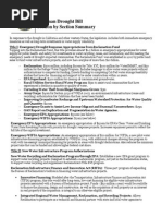 Huffman Drought Bill Section by Section Summary