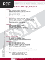 Modelo de Briefing Completo