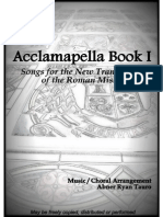 Acclamapella Book I: Songs For The New Translation of The Roman Missal (SATB Acapella)