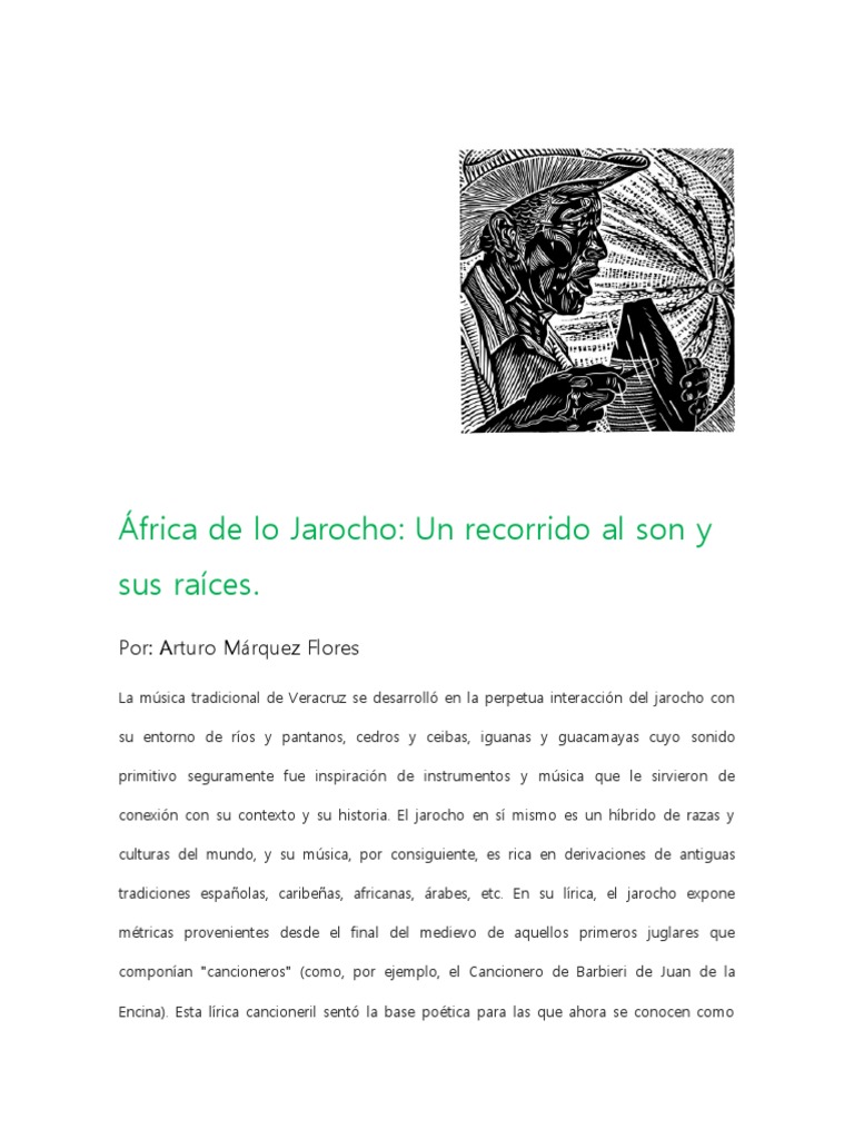 Raíces africanas del son jarocho | PDF | África | Esclavitud