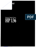 Roland HP136 Manual PDF
