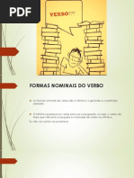 FORMAS NOMINAIS DO VERBO