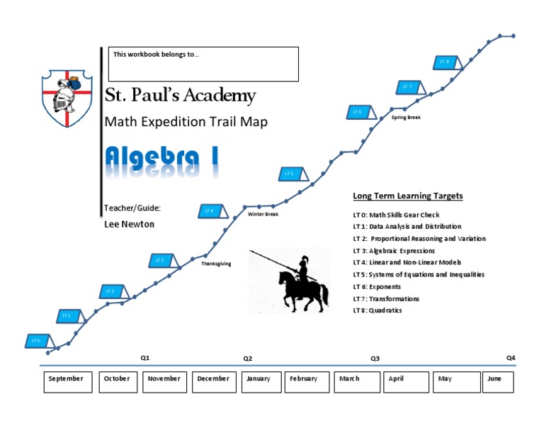 Math Expedition Trail Map Guide | PDF | Algebra | Teaching Mathematics
