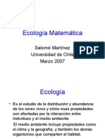 Ecología Matemática
