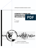 alternatives to standart mode spuperposition for analysis of non-classically damped system EERC-88-09