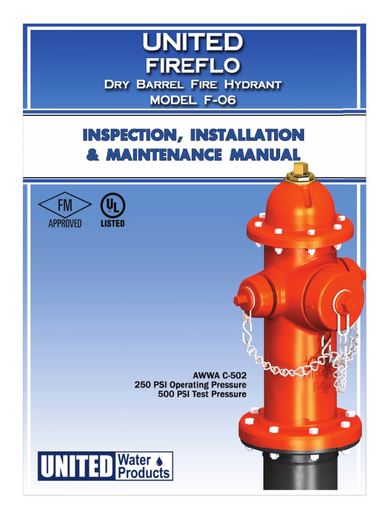 UWP F06_Fire_Hydrant_Installation_Operation_Manual.pdf Nut (Hardware