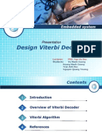 Design Viterbi Decoder: Embedded System
