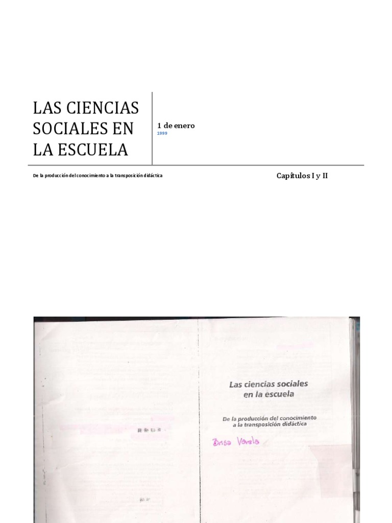 La importancia de las ciencias sociales en la educación: una ...