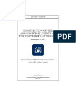 Constitution of the Associated Students of the University of Nevada, 2007