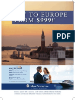 Fly To Europe For Only $999 Per Person!
