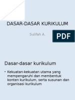 2. Dasar-dasar Kurikulum