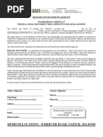 Museum of World War II 2015 Release and Waiver of Liability