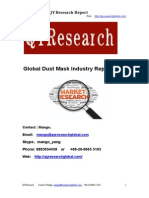 Global Dust Mask Industry Report 2015