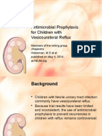 Antimicrobial Prophylaxis For Children With Vesicoureteral Reflux