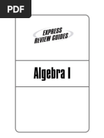 Download Express Review Guide- Algebra 1 by Margaret SN27737509 doc pdf
