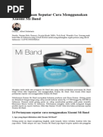 Download Xiaomi Mi Band 24 Pertanyaan Seputar Cara Menggunakan by Wi Na SN277388651 doc pdf