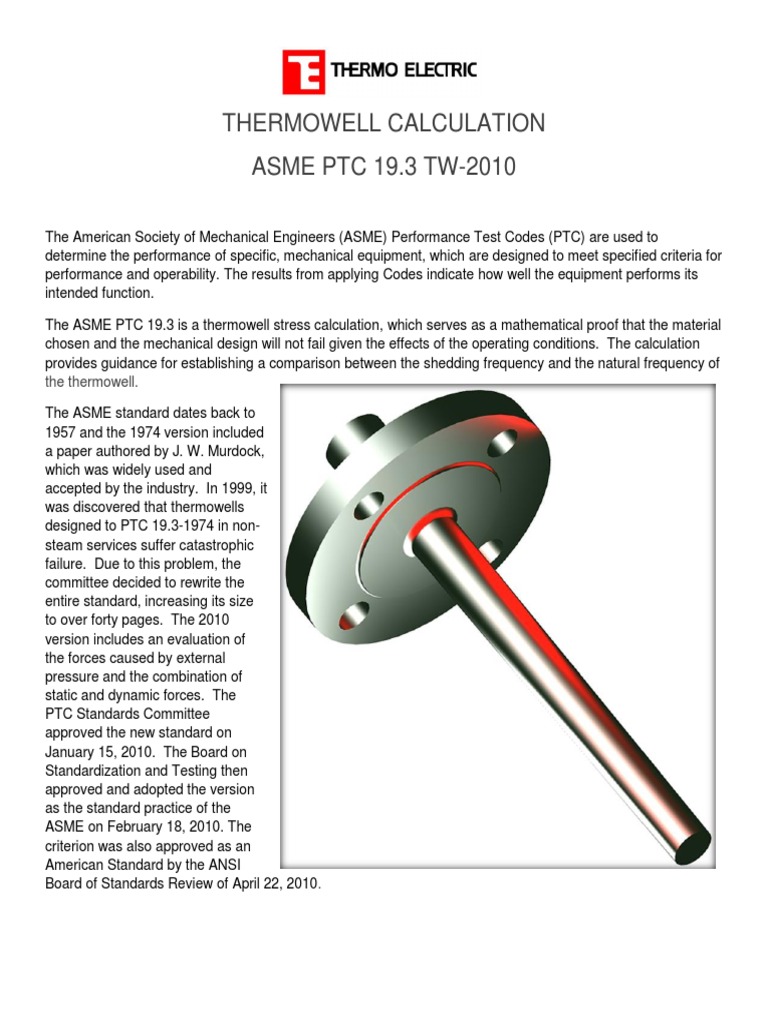 Thermowell Calculation PDF Steel Continuum Mechanics