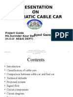 Cable Car Paper Presntation