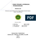 Download Makalah Peran Dan Fungsi Lembaga Pendidikan by Erahayani Ritonga SN277397067 doc pdf