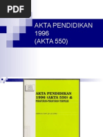 Akta Pendidikan 1996