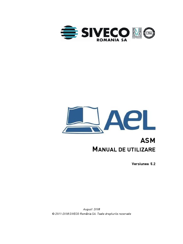 ASM - Manual de Utilizare v.2.0 | PDF