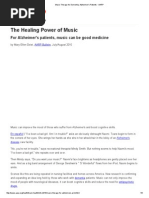 Music Therapy for Dementia, Alzheimer's Patients - AARP