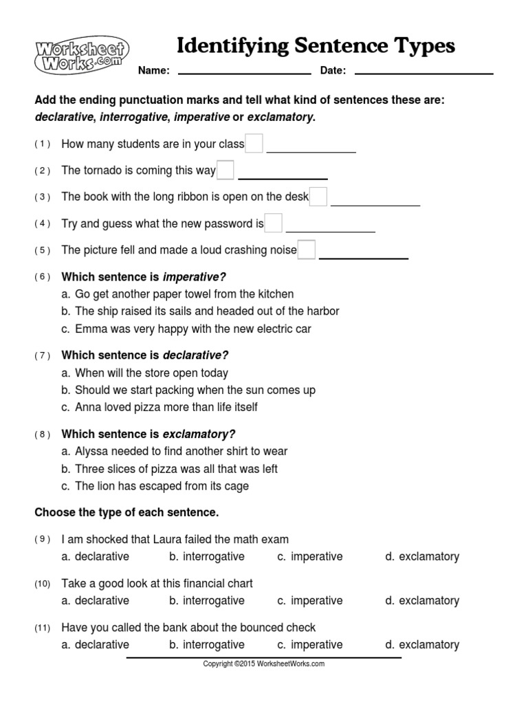 worksheet-works-identifying-sentence