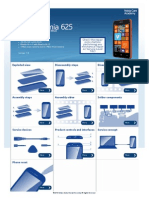 Disassembly NokService Manual for L1 and L2 Nokia Lumia 625 RM-941, RM-942, RM-943ia 625