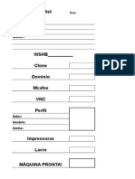 Parametros de configuração