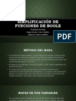 Simplificación de Funciones de Boole