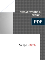 Swear Words in French