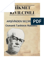 Hikmet Kıvılcımlı Osmanlı Tarihinin Maddesi