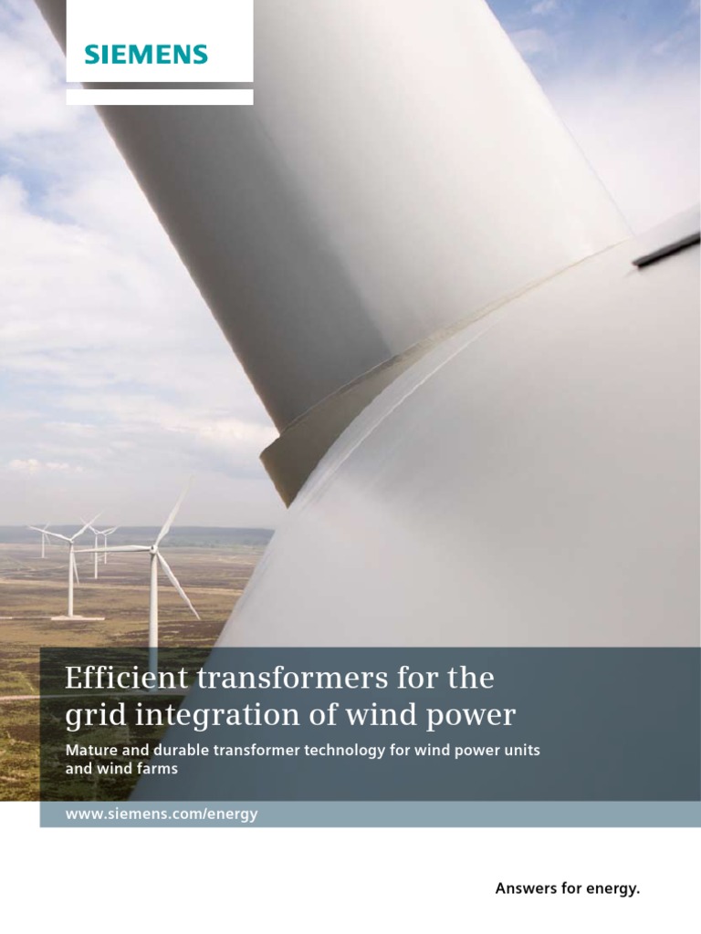 Transformers For Wind-Power | PDF | High Voltage Direct Current | Wind ...