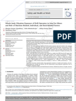 Whole-body Vibration Exposure of Drill Operators in Iron Ore Mines and Role of Machine-Related, Individual, And Rock-Related Factors