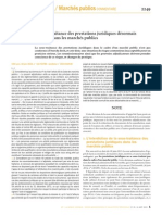 La Sous-Traitance Des Prestations Juridiques Désormais Interdite Dans Les Marchés Publics