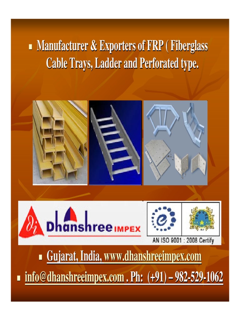 FRP Cable Trays, Ladders, and Perforated Systems for Corrosive ...