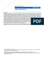 Review Open Access: Foreign Direct Investment (FDI) in India's Retail Sector