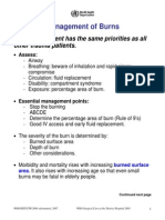 Burns Management PDF