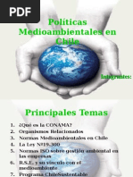 18 Politicas Medio Ambientales en Chile