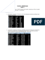 CS241L DBMS (Lab) Quiz 1