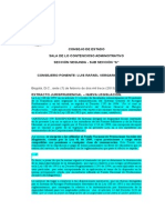 Consejo de Estado Sala de Lo Contencioso Administrativo Sección Segunda - Sub Sección "A"