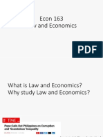 Econ 163 Law and Economics
