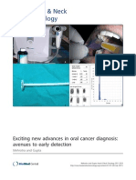 Exciting New Advances in Oral Cancer Diagnosis