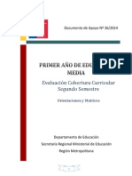 Matriz Cobertura Curricular