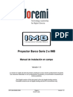 SPC IMB Barco Projector Installation Manual 003680 v1 0