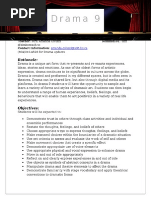 drama syllabus 2015