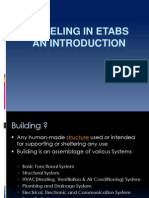 Modeling in Etabs An Introduction